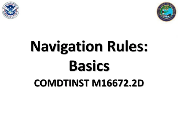 Navigation Rules: Basics