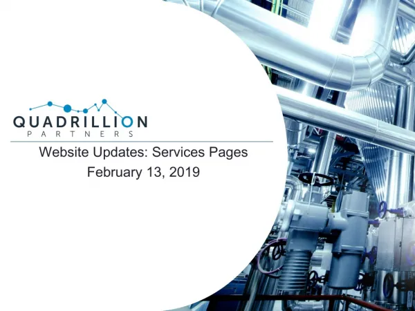 Website Updates: Services Pages February 13, 2019