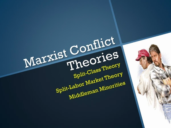 Marxist Conflict Theories