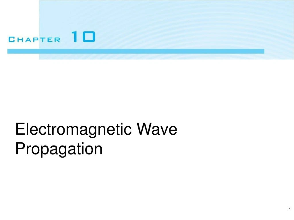 electromagnetic wave propagation