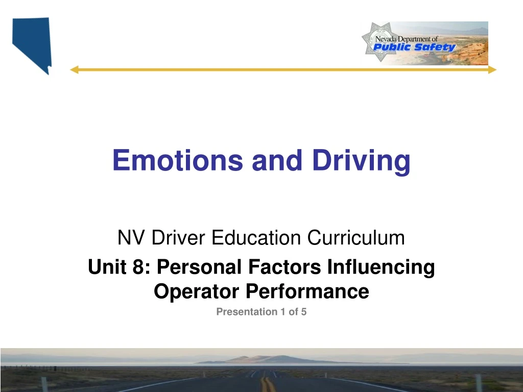 emotions and driving