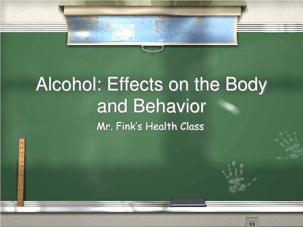 alcohol effects on the body and behavior