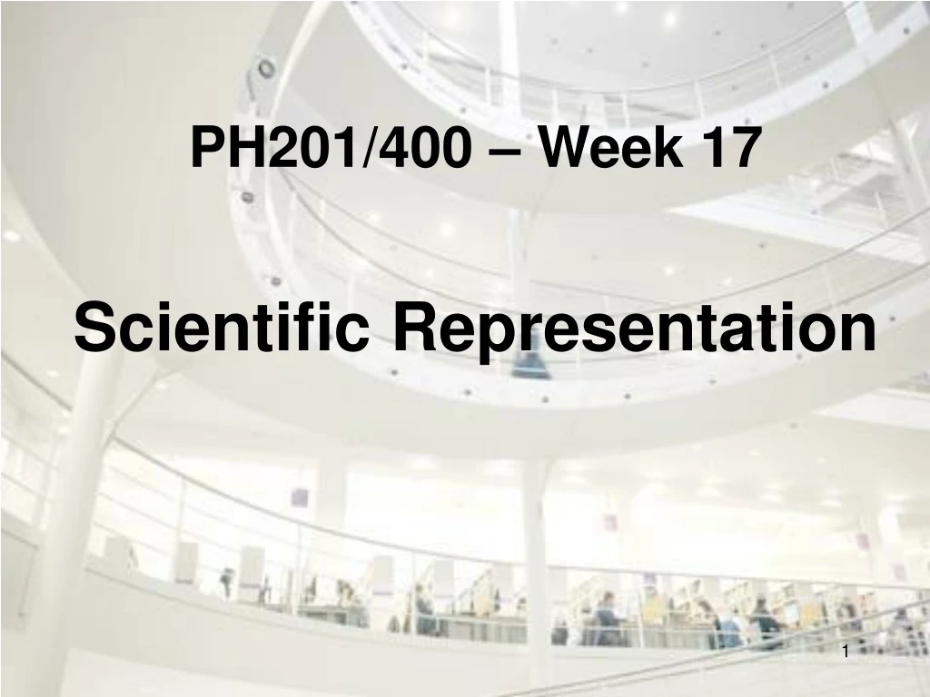 ph201 400 week 17 scientific representation