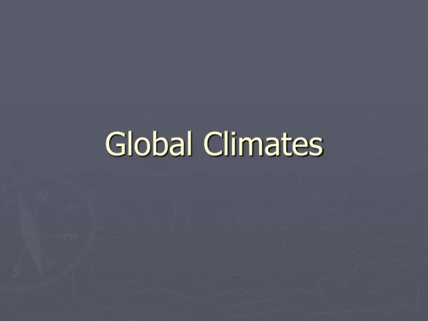 Global Climates