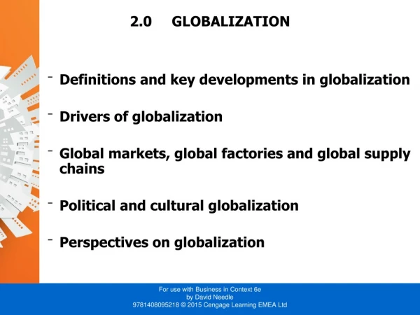 2.0	GLOBALIZATION