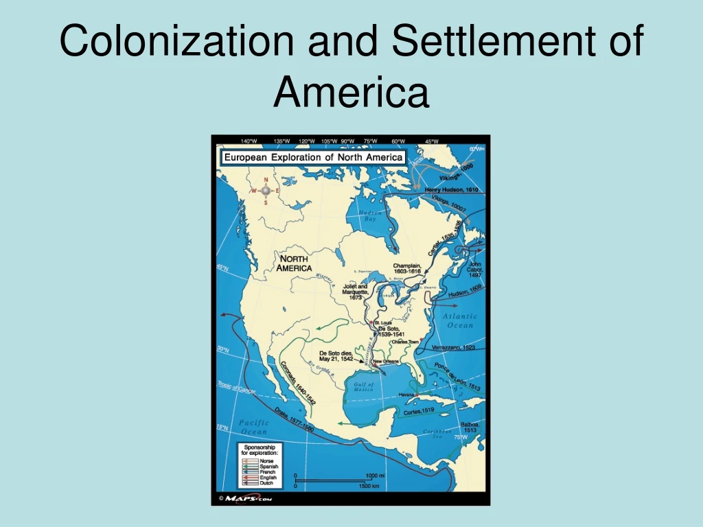 colonization and settlement of america