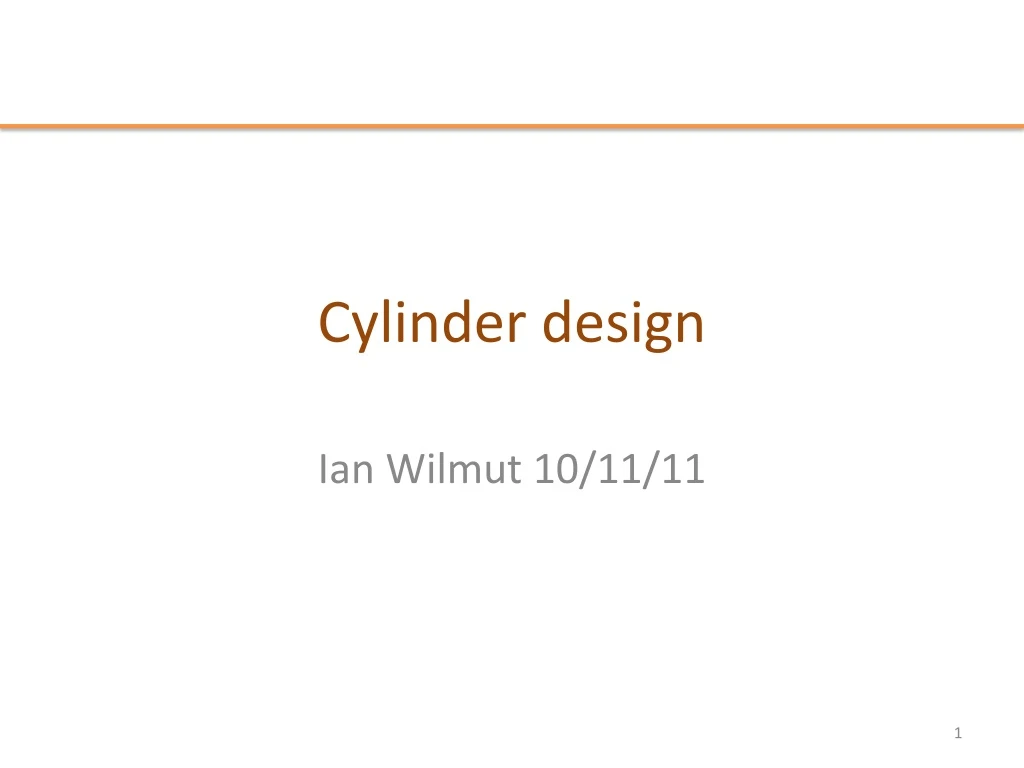 cylinder design