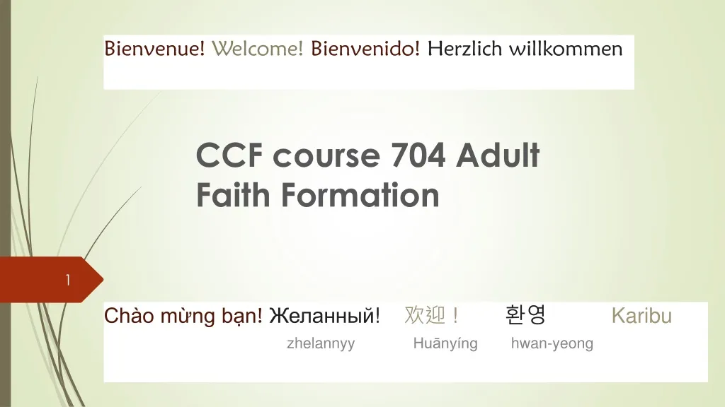 ccf course 704 adult faith formation
