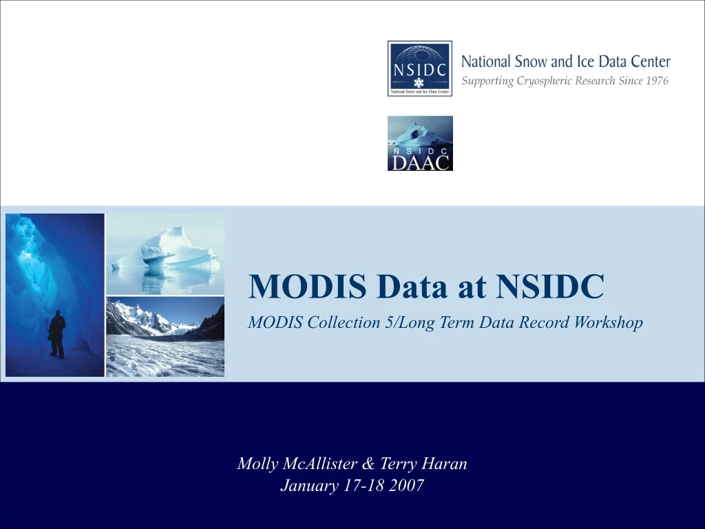 modis collection 5 long term data record workshop