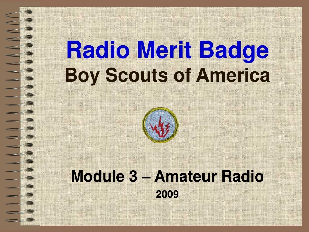 radio merit badge boy scouts of america