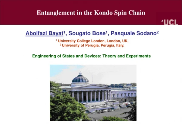 Entanglement in the Kondo Spin Chain