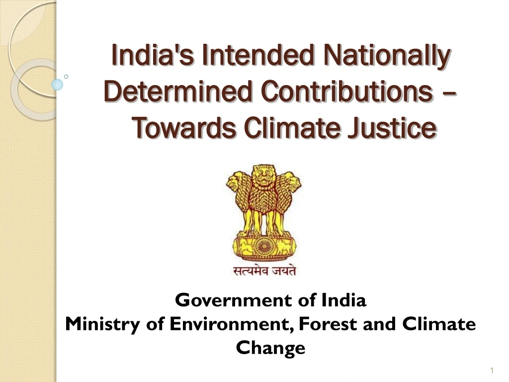 india s intended nationally determined contributions towards climate justice
