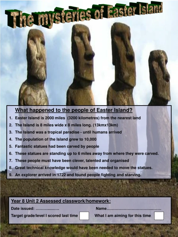 The mysteries of Easter Island