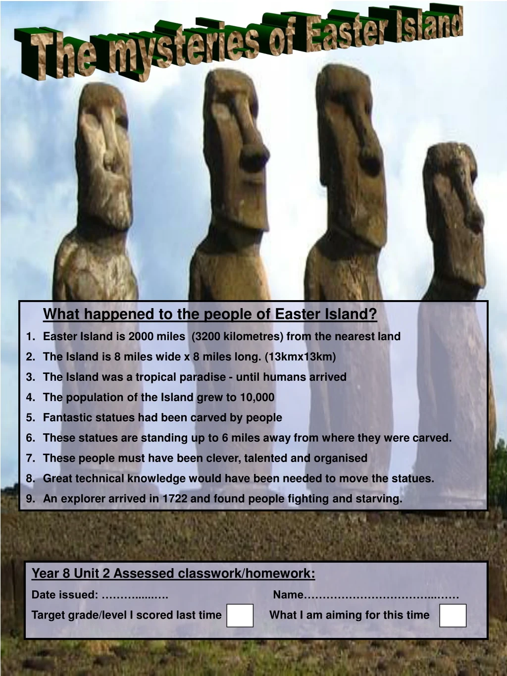 the mysteries of easter island