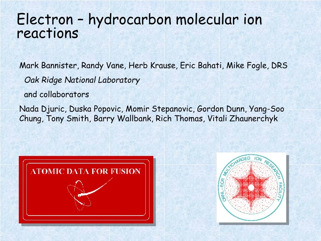 electron hydrocarbon molecular ion reactions