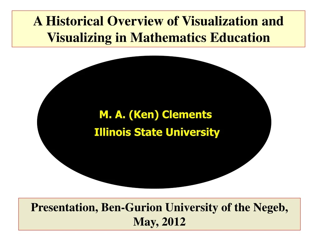 a historical overview of visualization