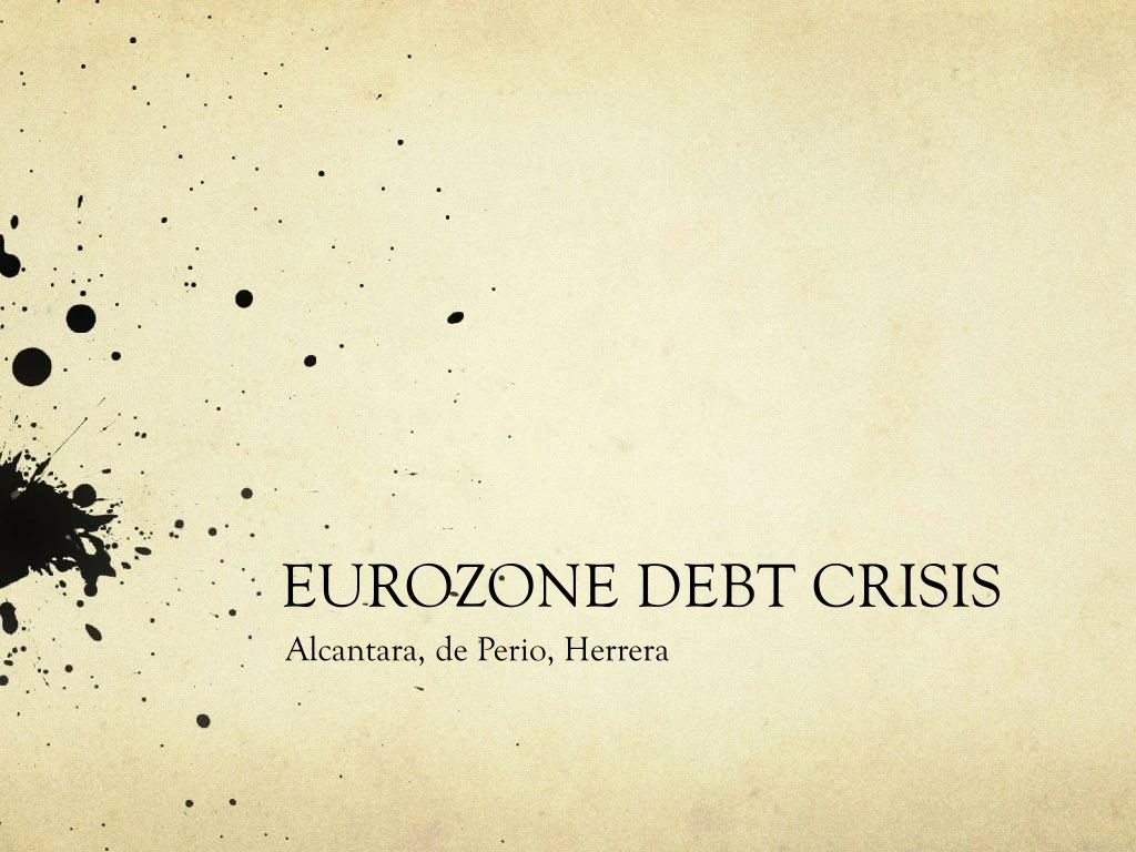 eurozone debt crisis