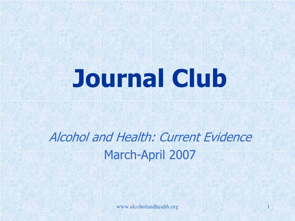 journal club