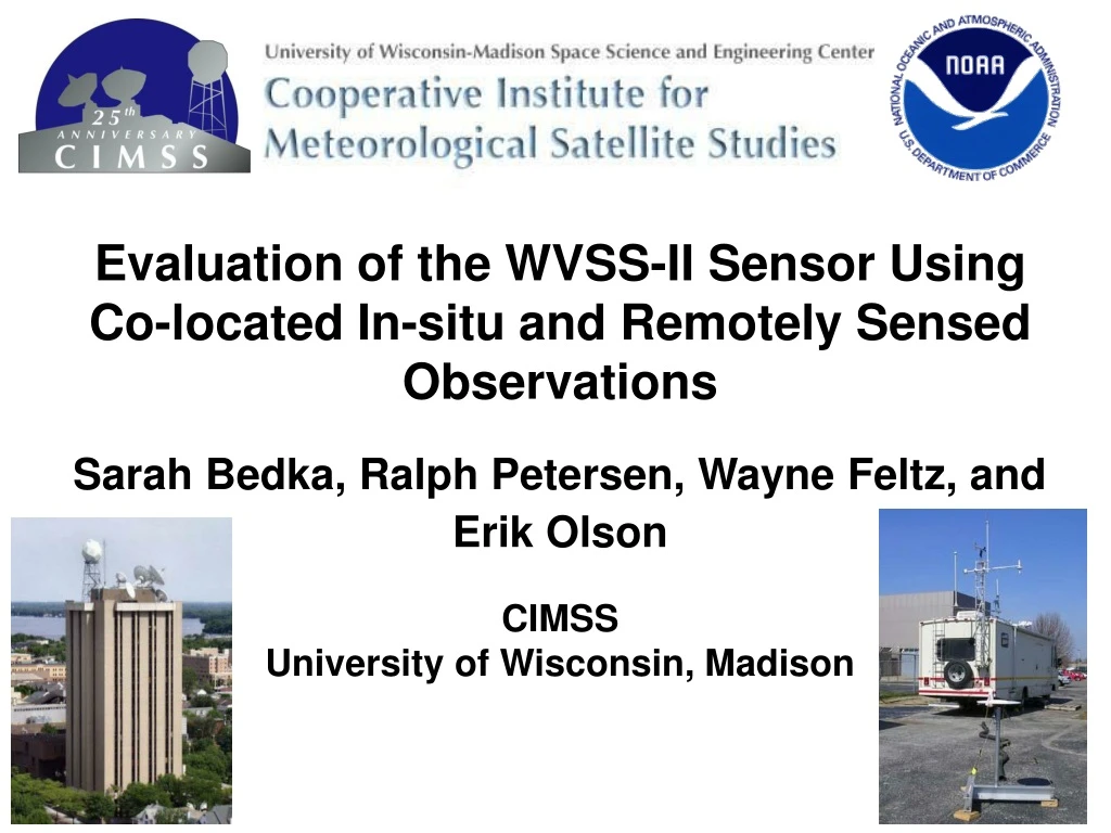 evaluation of the wvss ii sensor using co located