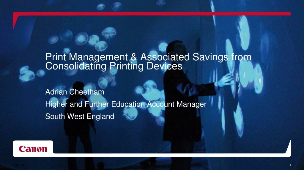 print management associated savings from