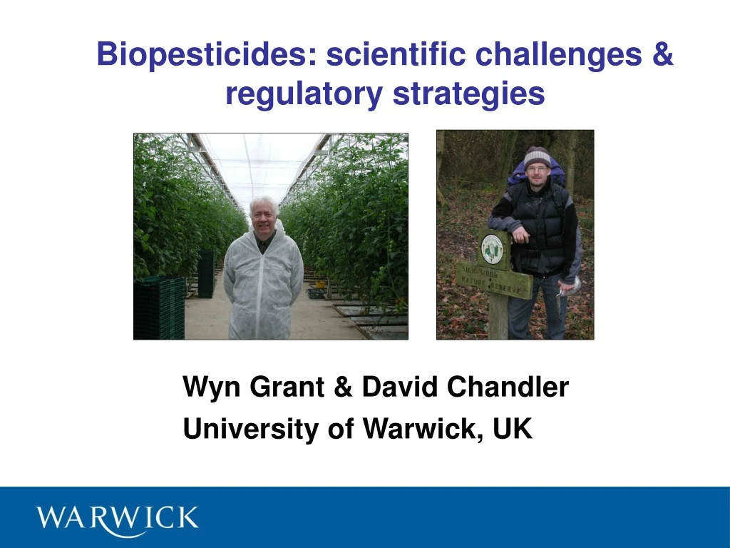biopesticides scientific challenges regulatory