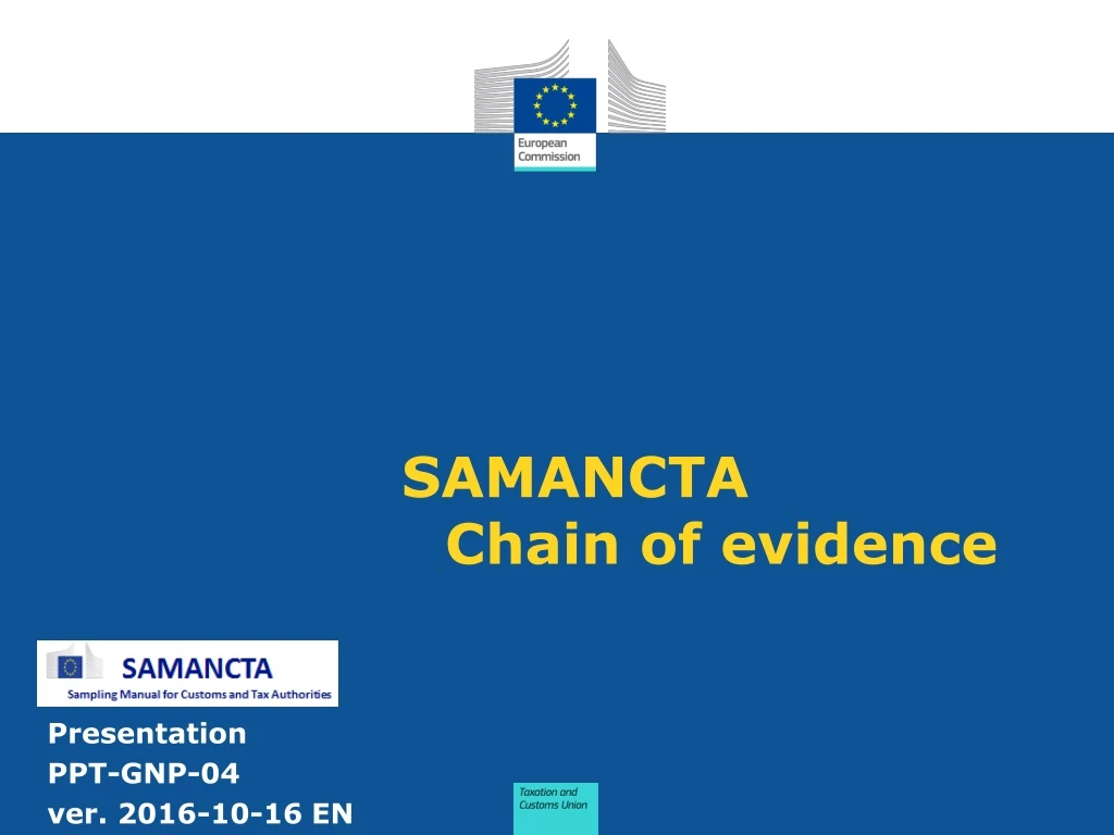 samancta chain of evidence