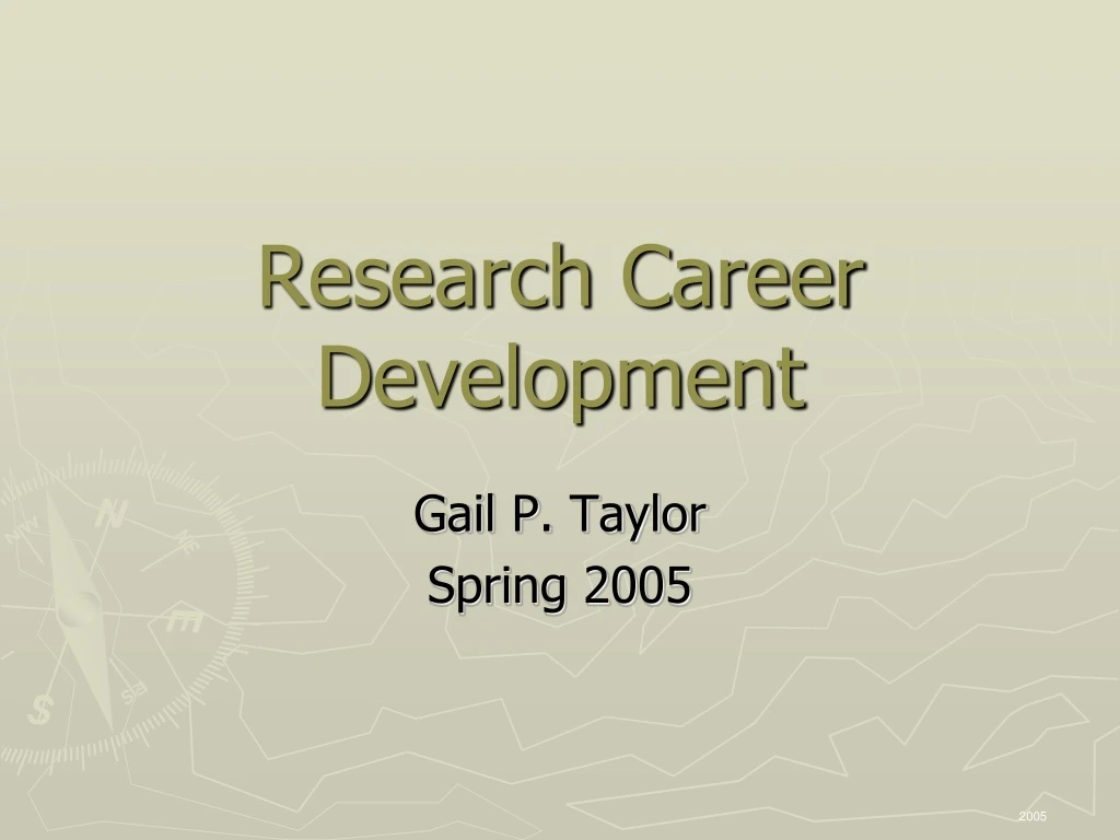 research career development