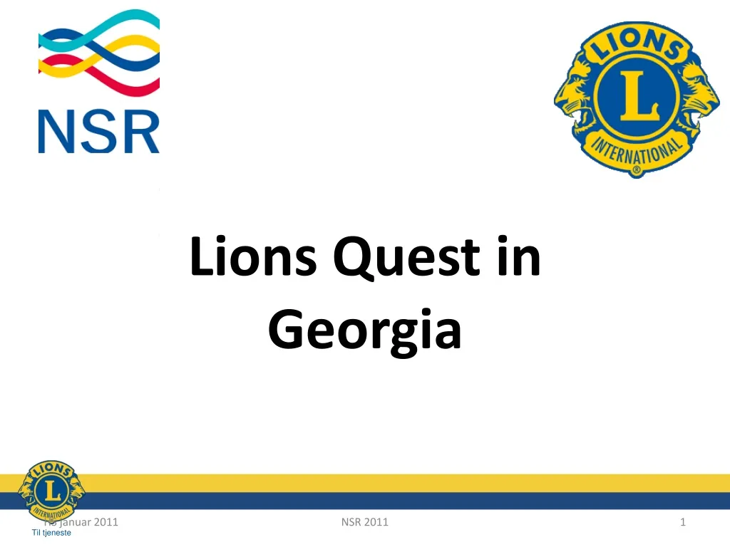 lions quest in georgia