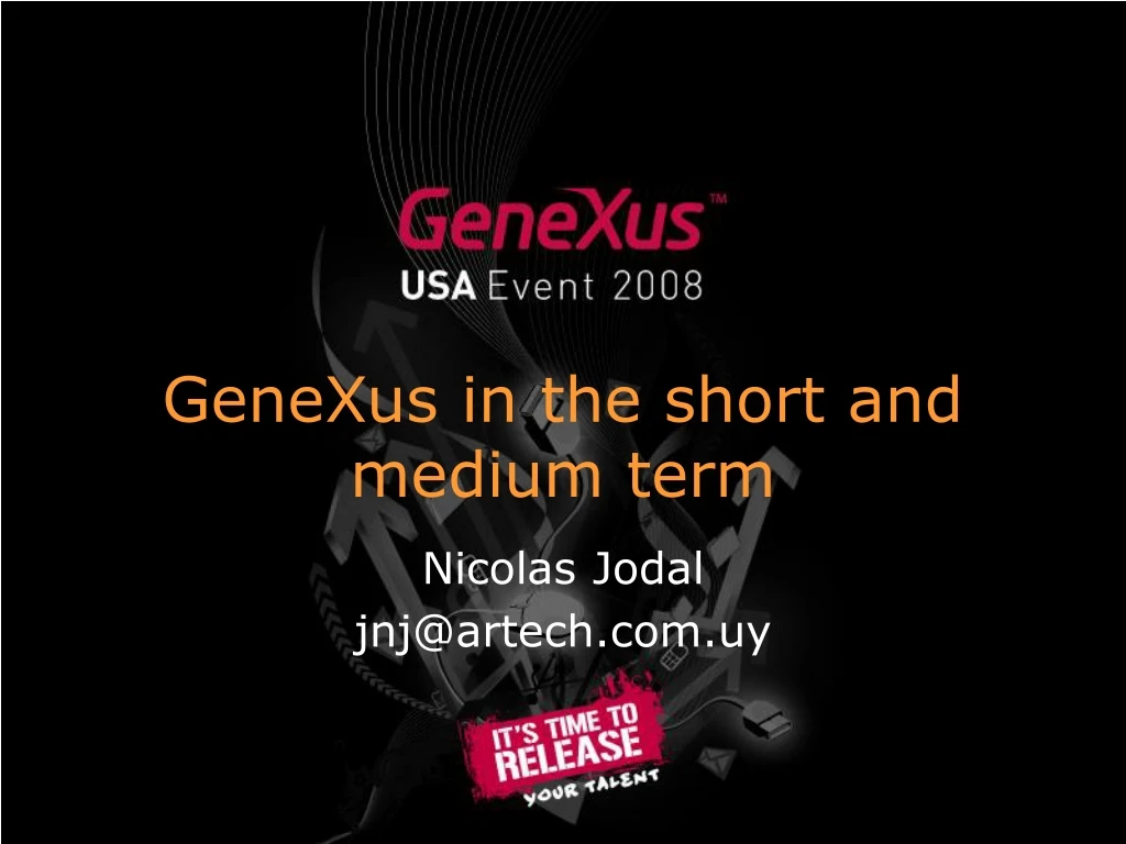 genexus in the short and medium term