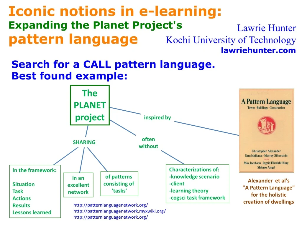 iconic notions in e learning expanding the planet