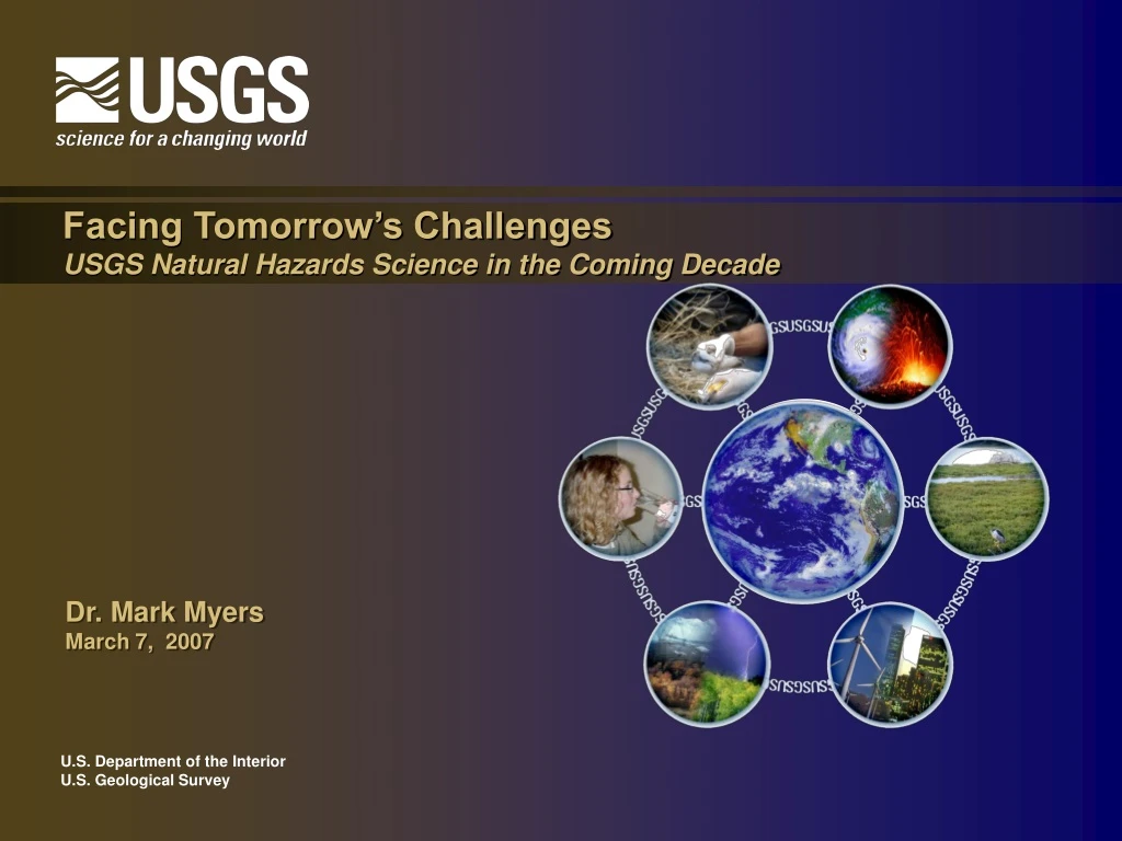 facing tomorrow s challenges usgs natural hazards
