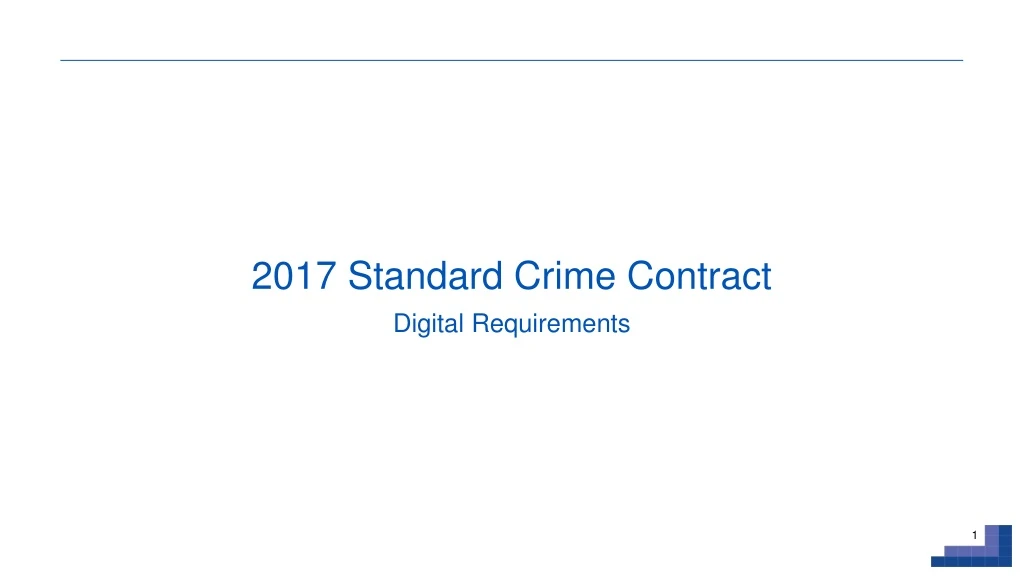 2017 standard crime contract digital requirements