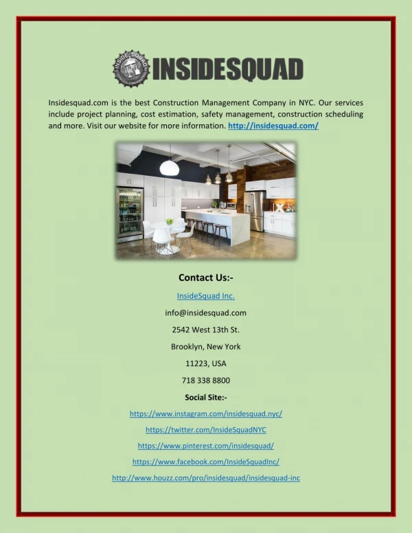 New York City General Contractors - Insidesquad.com