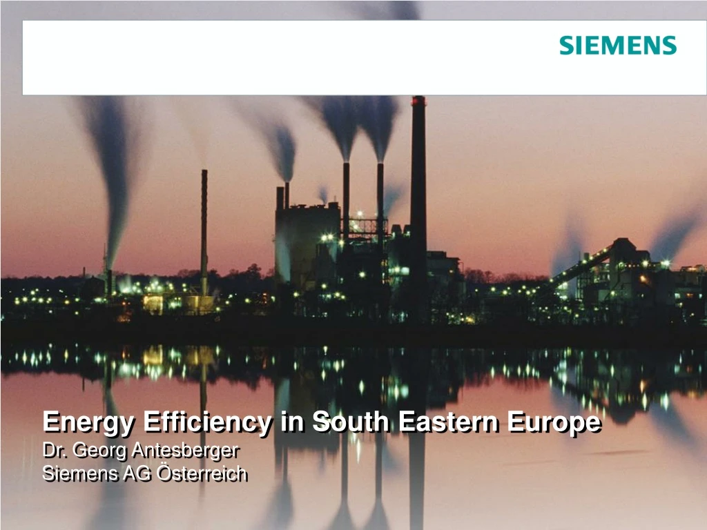 energy efficiency in south eastern europe