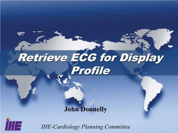 retrieve ecg for display profile