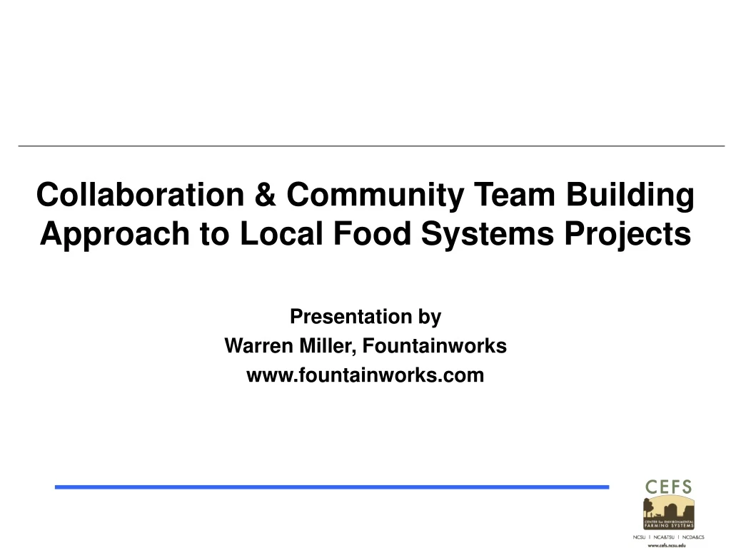 collaboration community team building approach
