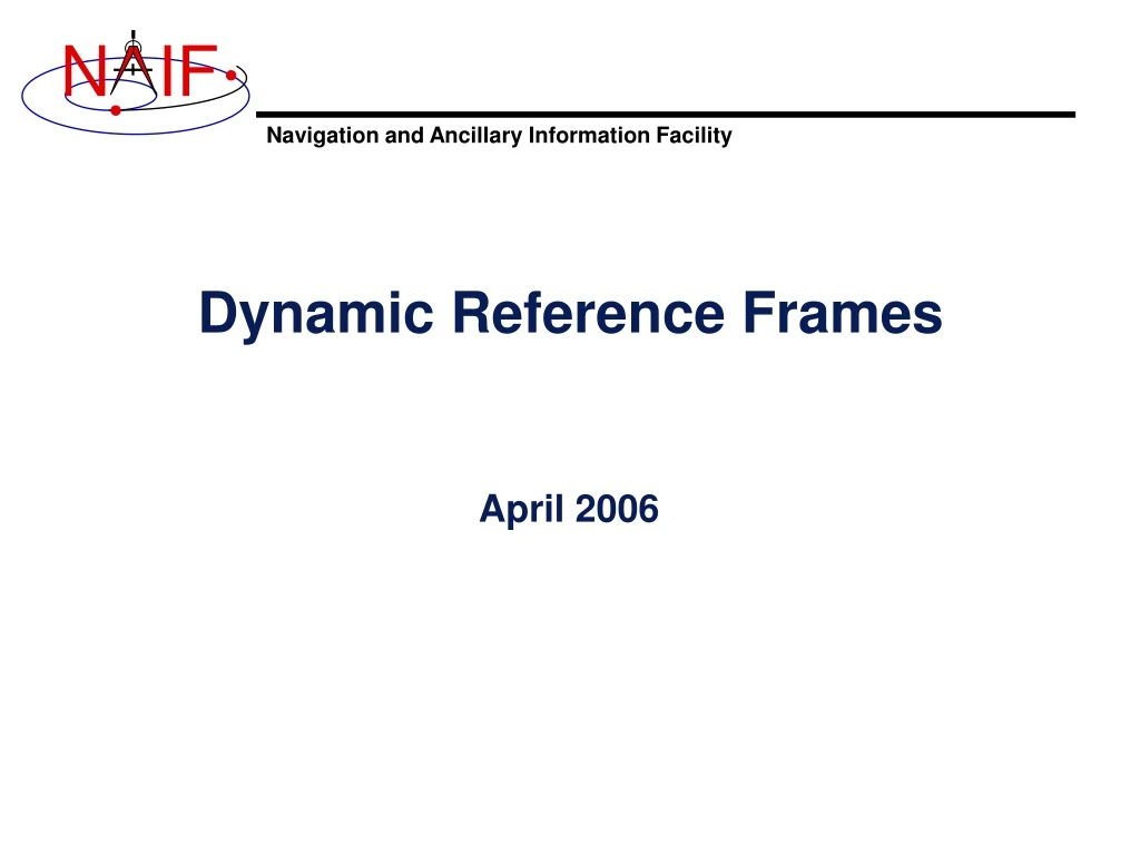 dynamic reference frames