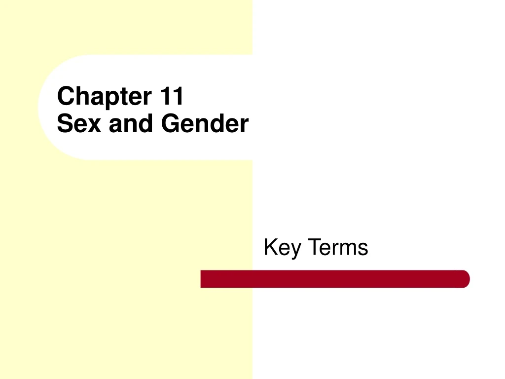 chapter 11 sex and gender