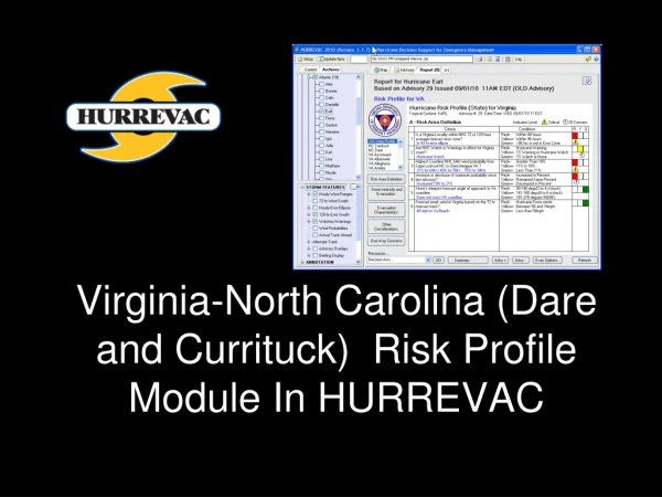 Virginia-North Carolina (Dare and Currituck)  Risk Profile Module In HURREVAC