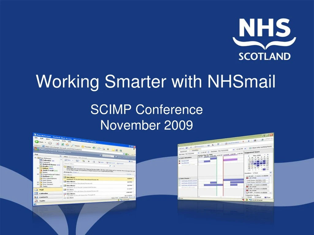 working smarter with nhsmail