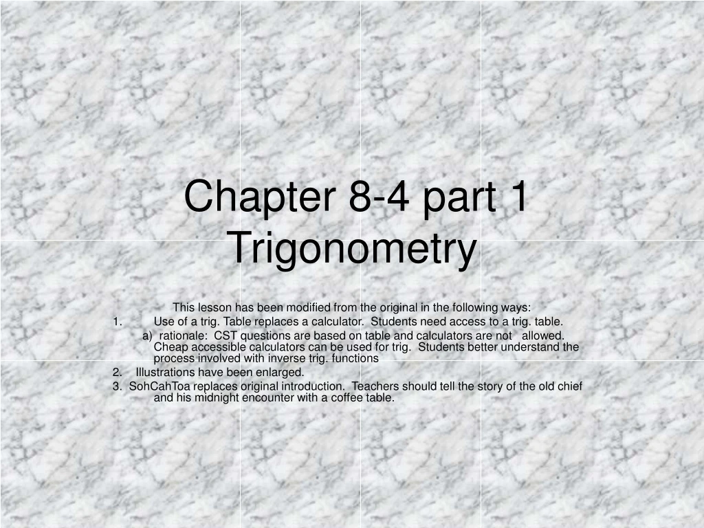 chapter 8 4 part 1 trigonometry