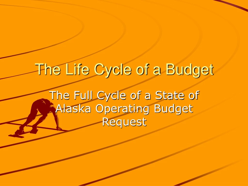 the life cycle of a budget