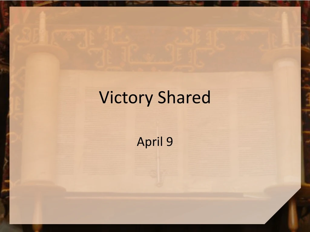 victory shared