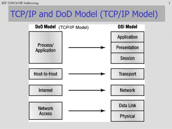 TCP/IP and DoD Model (TCP/IP Model)