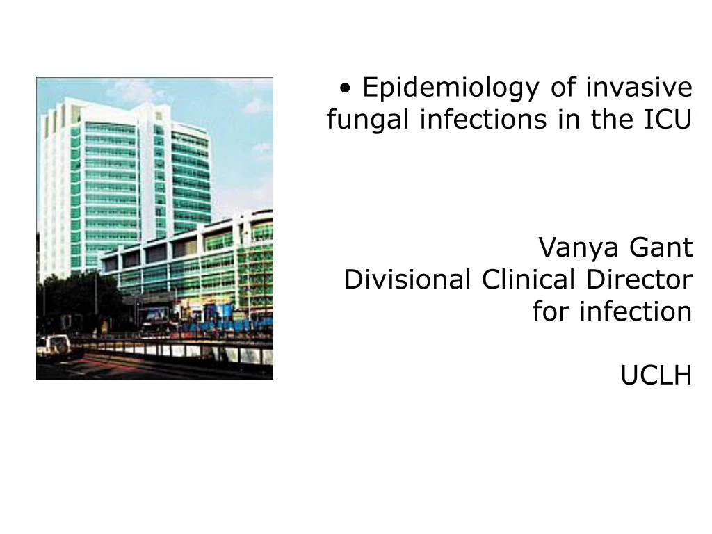 epidemiology of invasive fungal infections