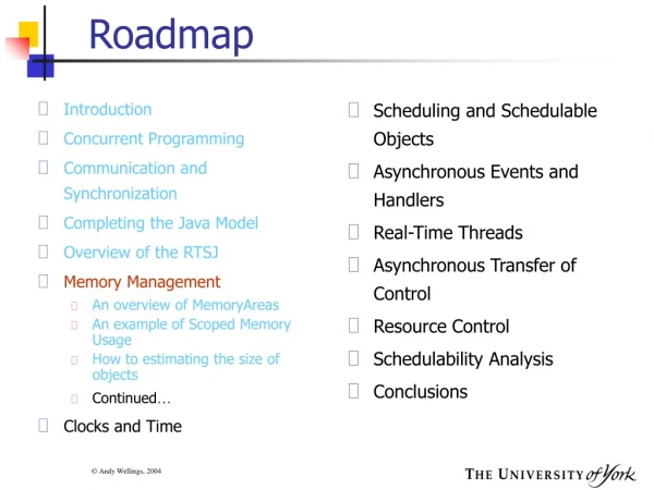 Roadmap