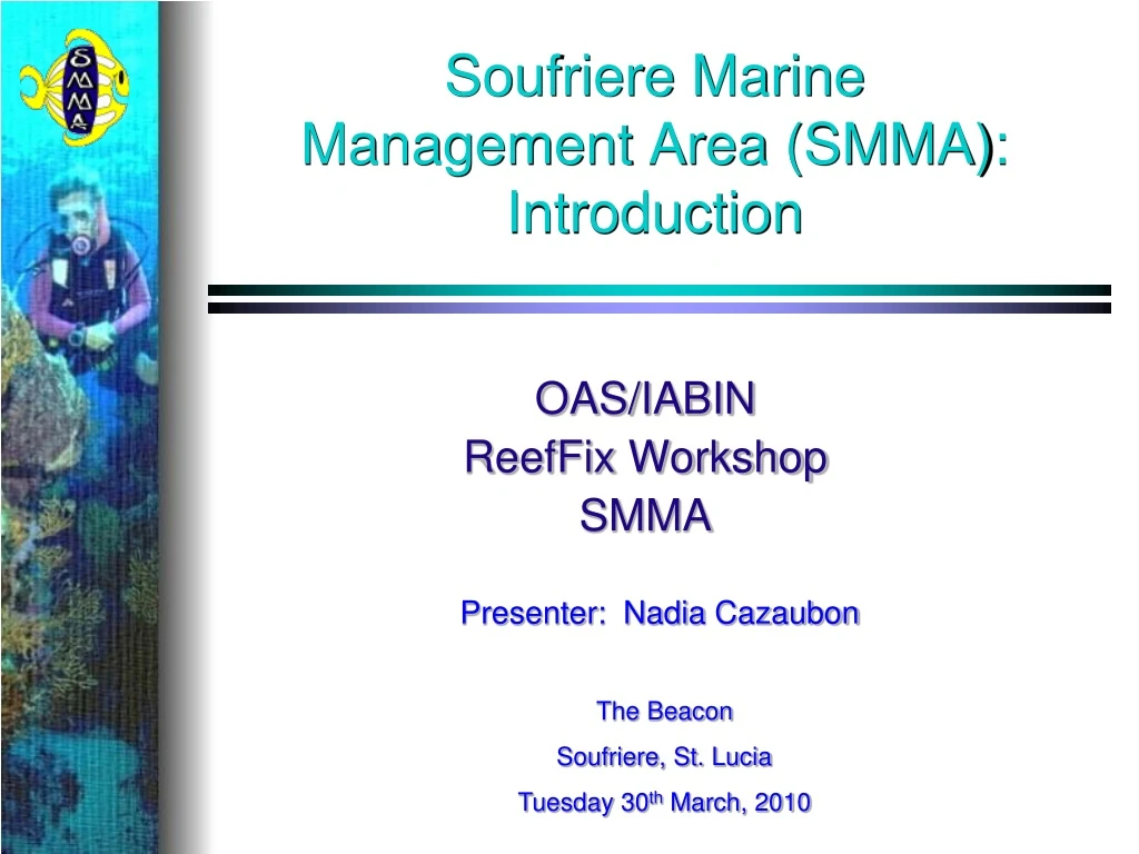 soufriere marine management area smma introduction