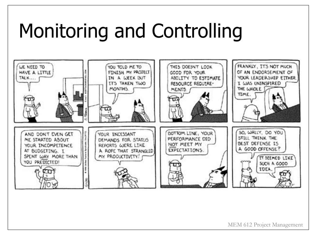 monitoring and controlling