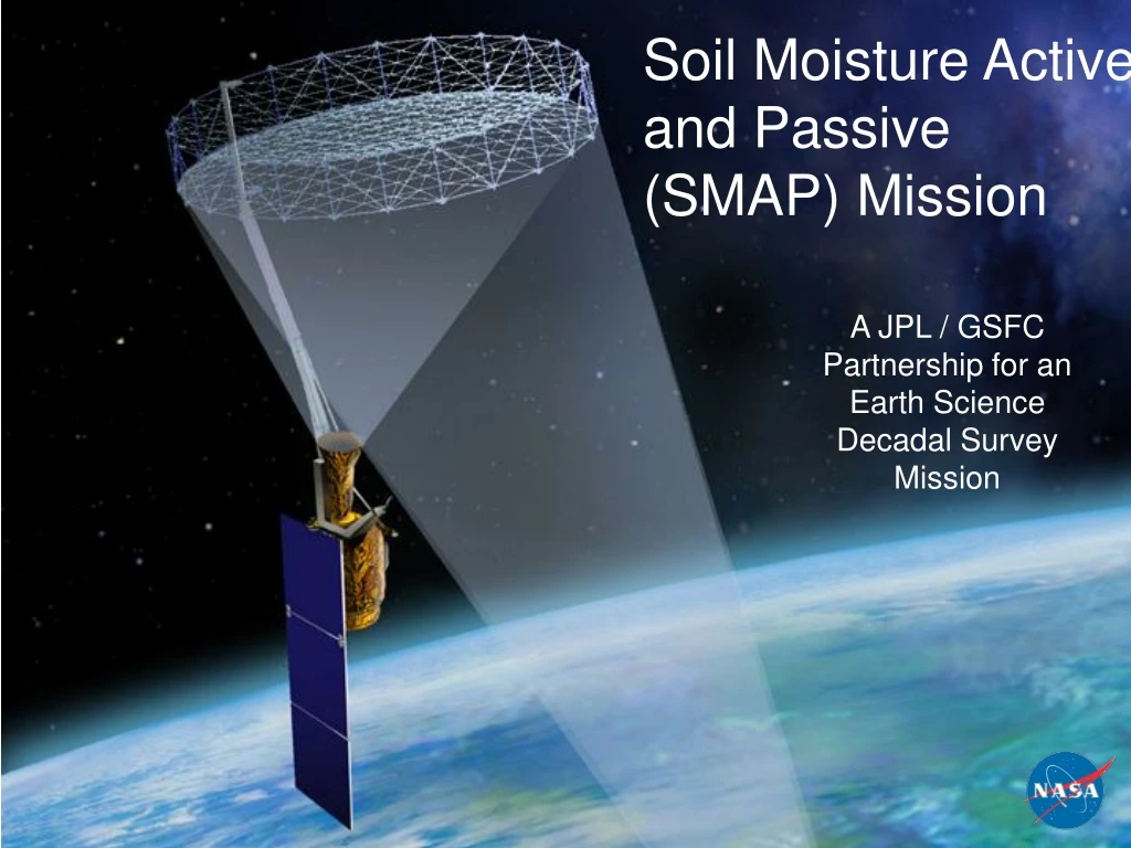 soil moisture active and passive smap mission