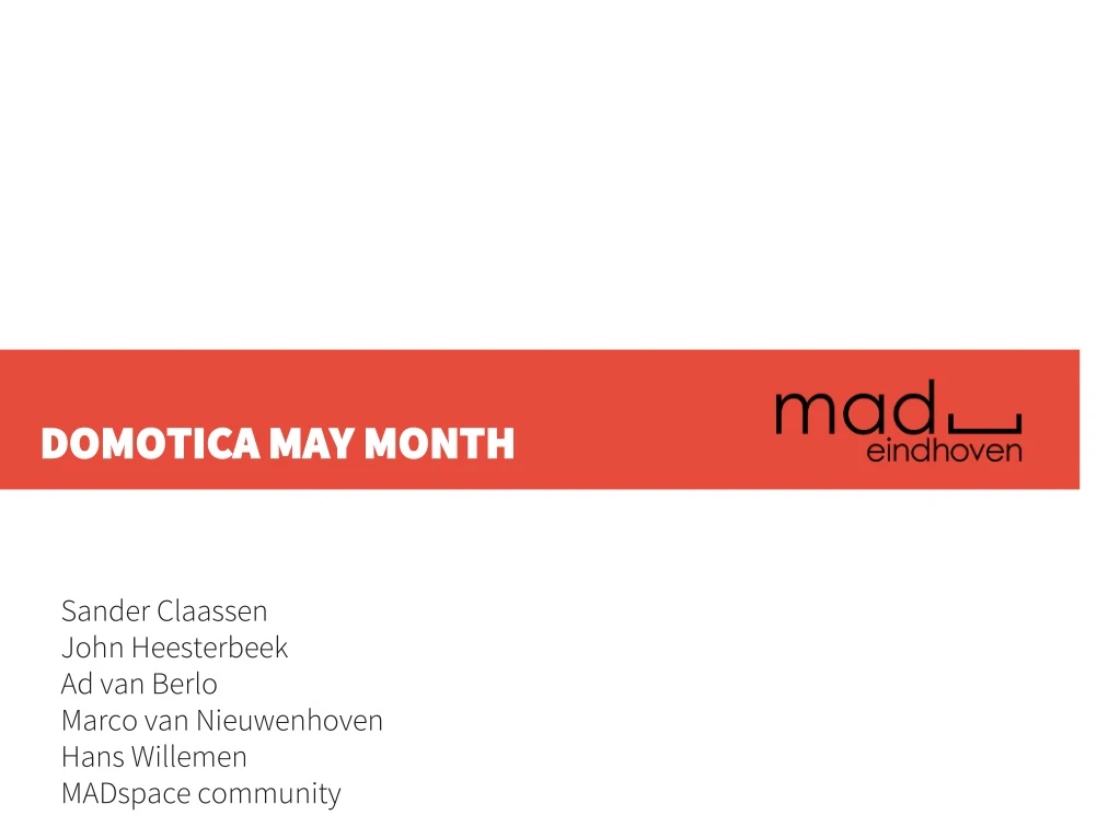 domotica may month